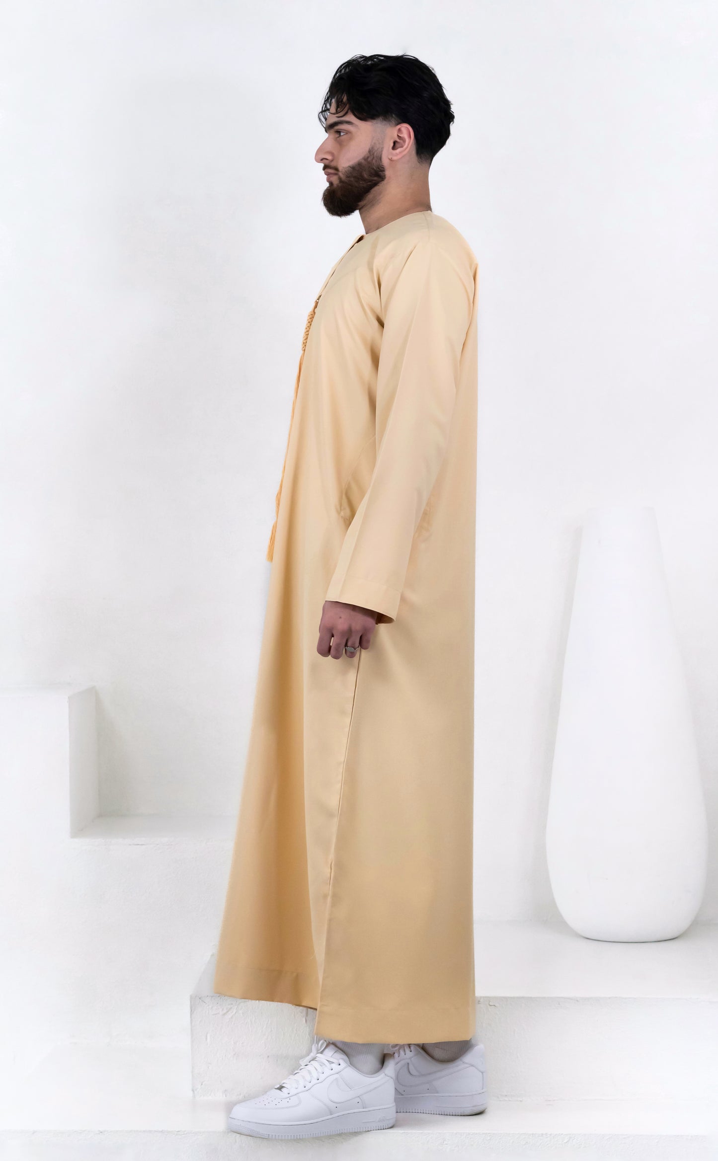 Premium Emirati Thobe: Sand