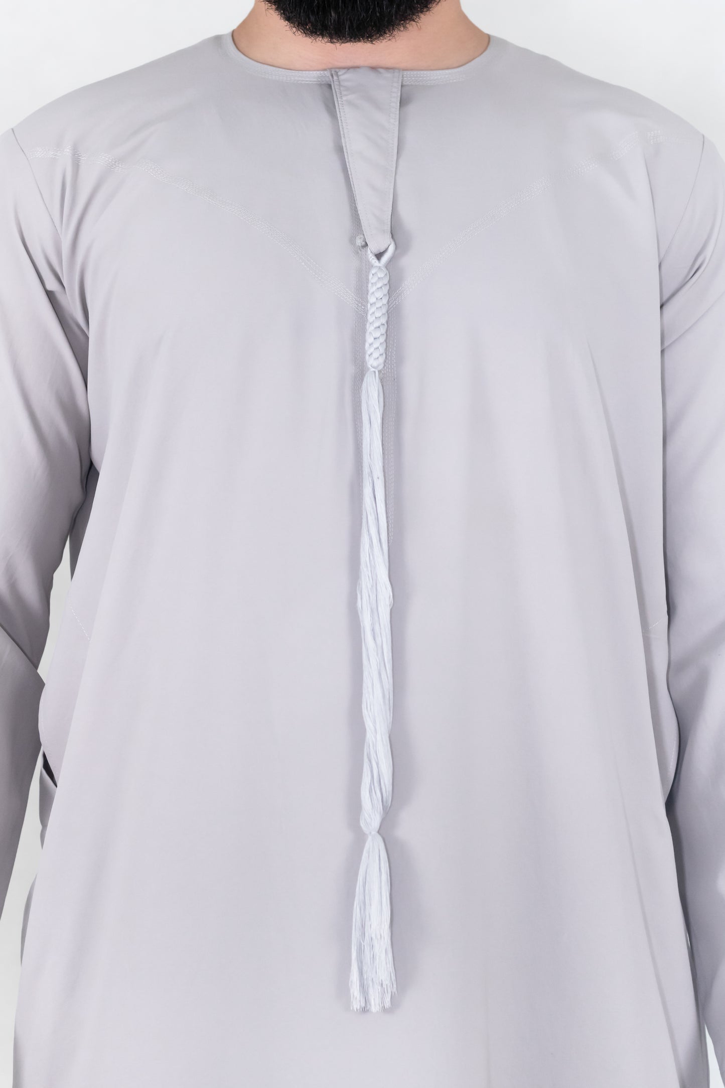 Premium Emirati Thobe: Taupe