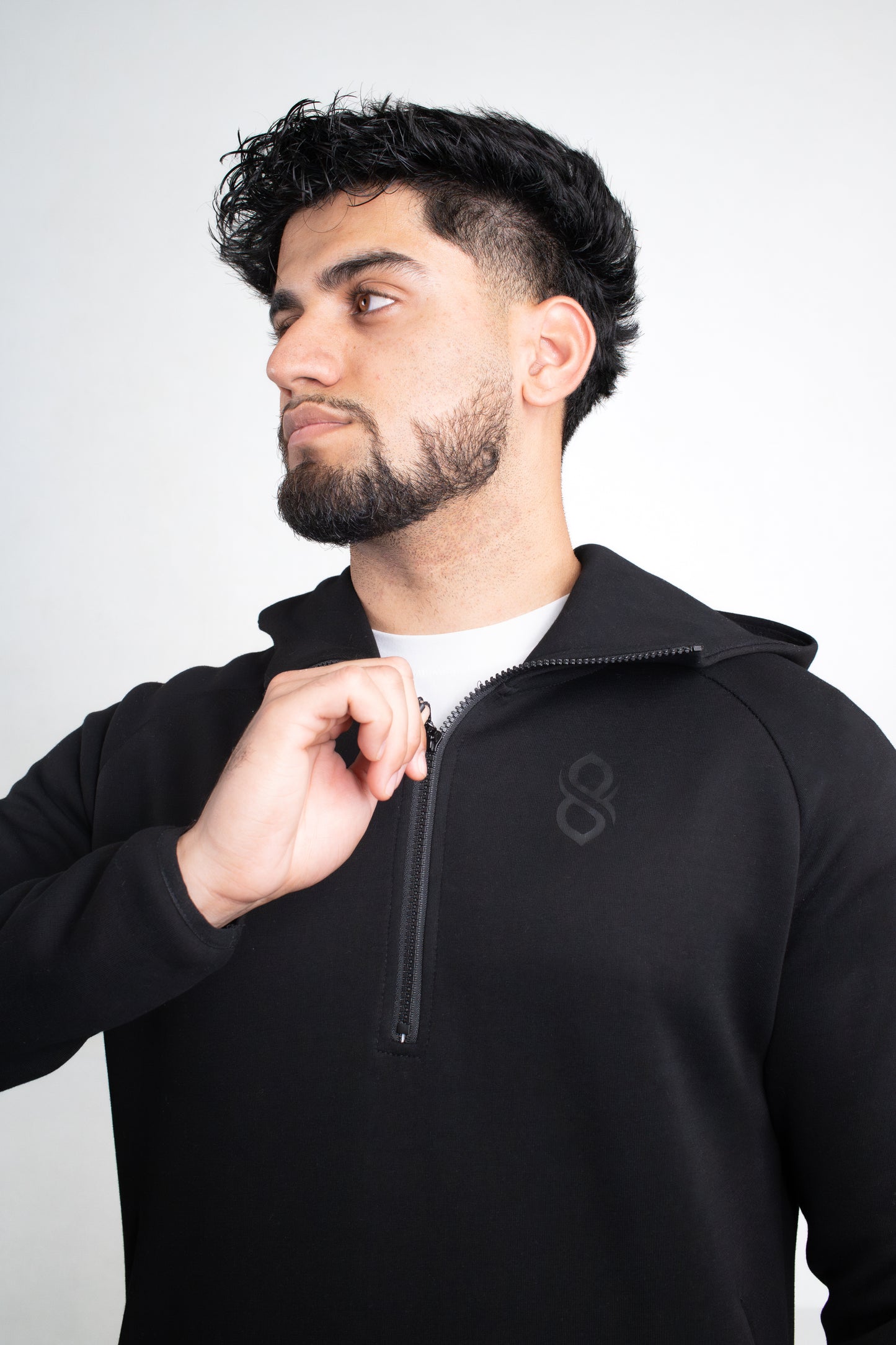 Elite Fleece Thobe: Space Black