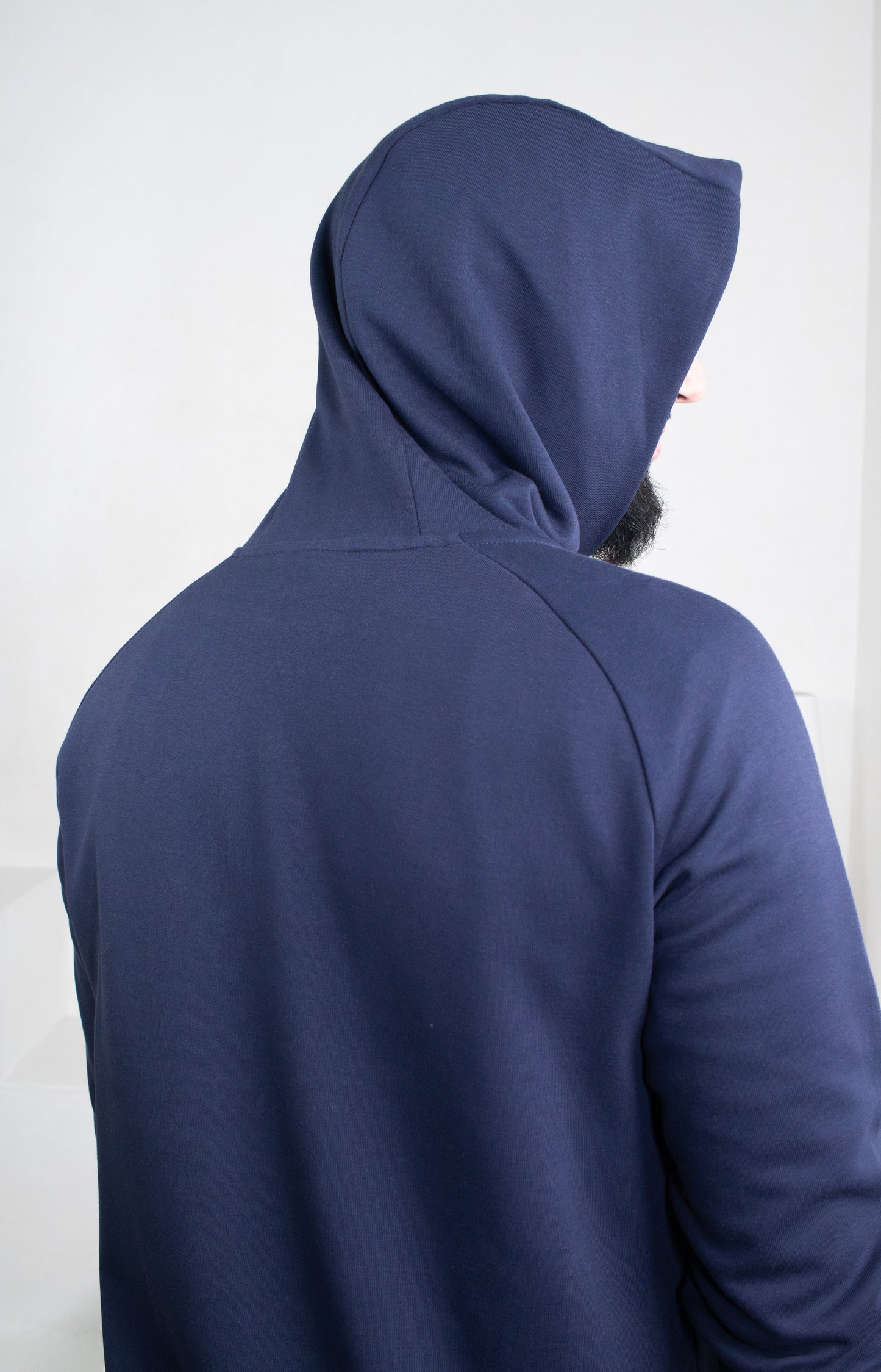 Elite Fleece Thobe: Navy