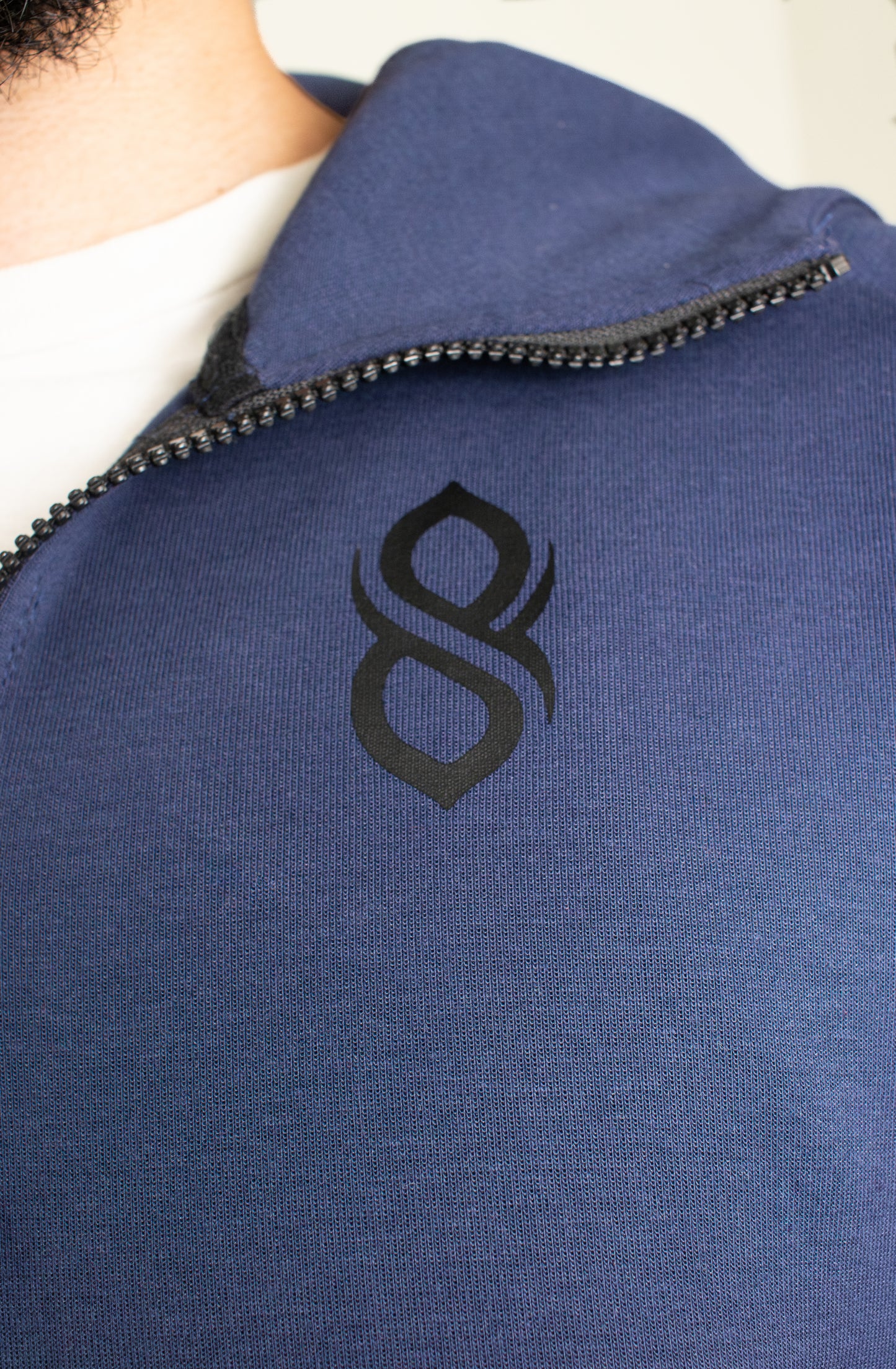 Elite Fleece Thobe: Navy