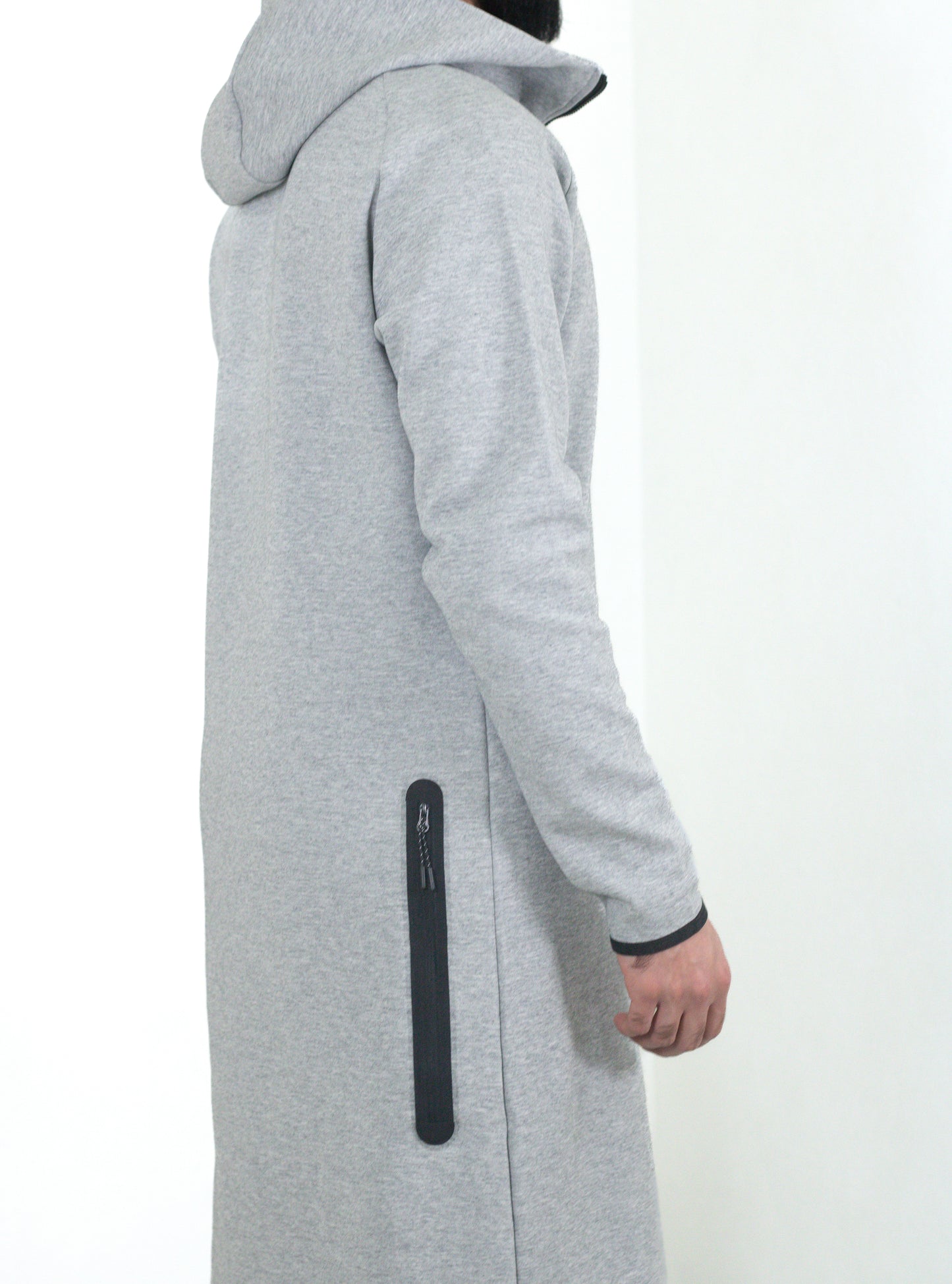 Elite Fleece Thobe: Grey